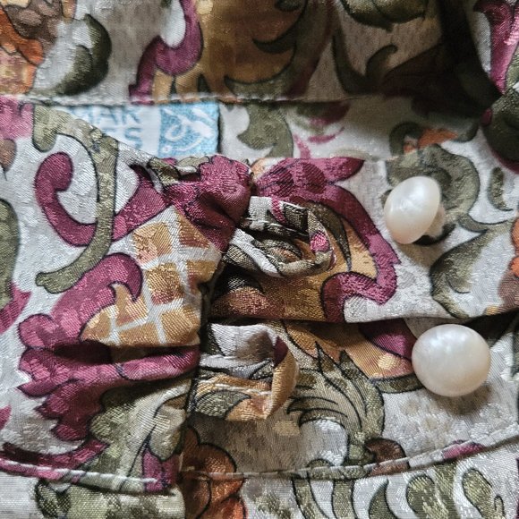 Braemar Petites Print Blouse, sz Large Petite - Picture 12 of 16